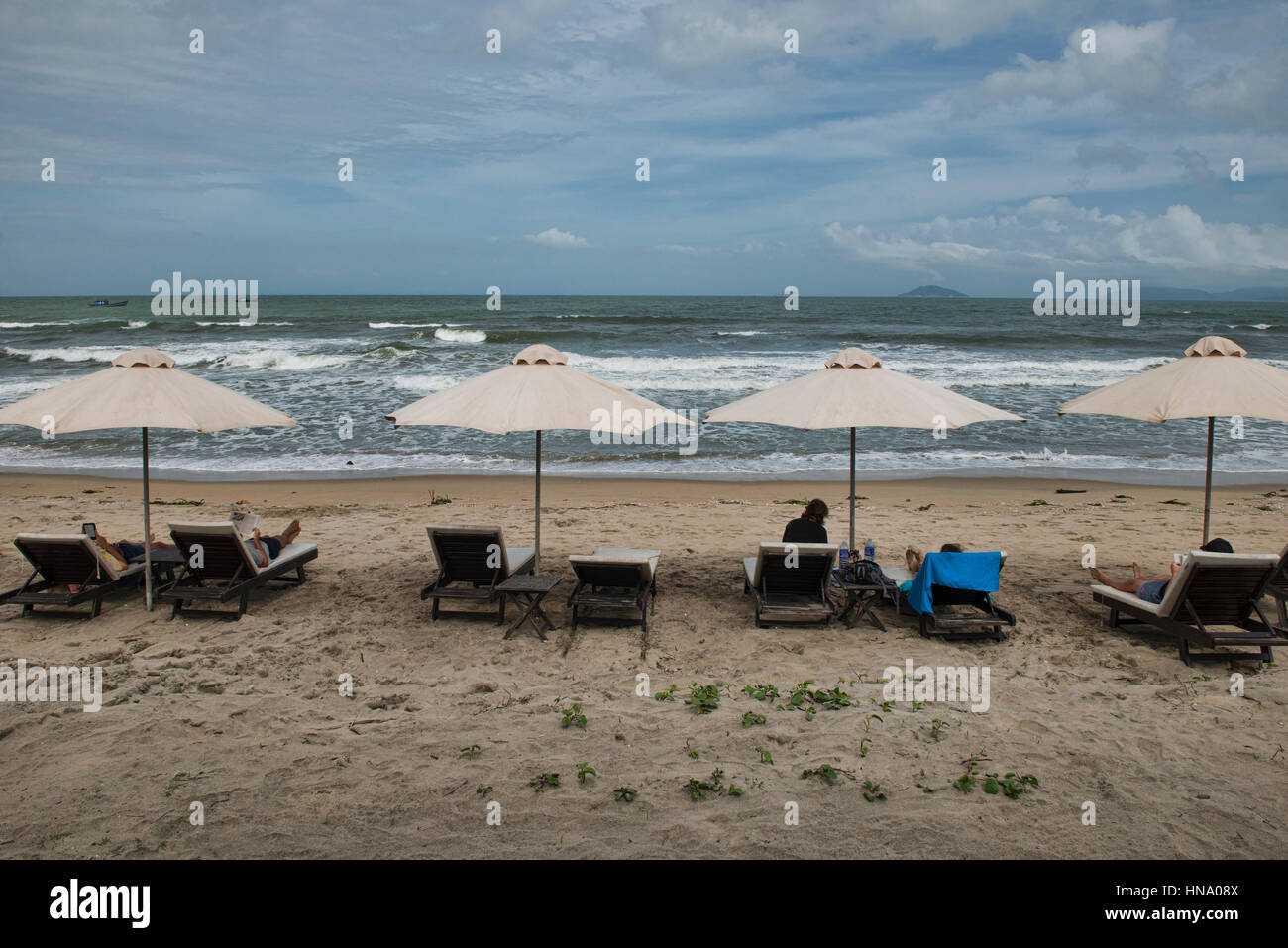 Ein Bang Strand, Hoi an, Vietnam Stockfoto