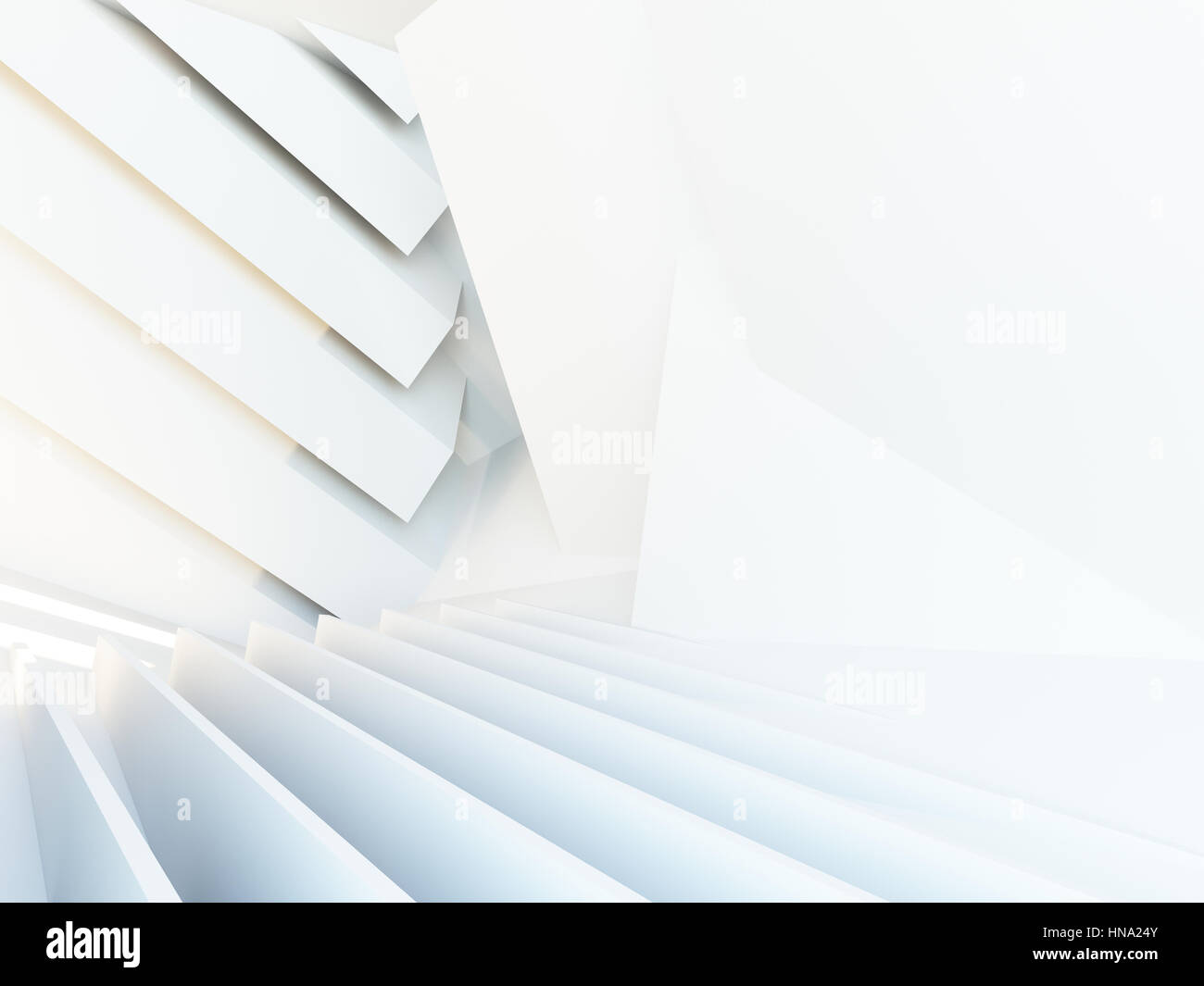 Abstrakt 3d architektonischen Hintergrund Stockfoto