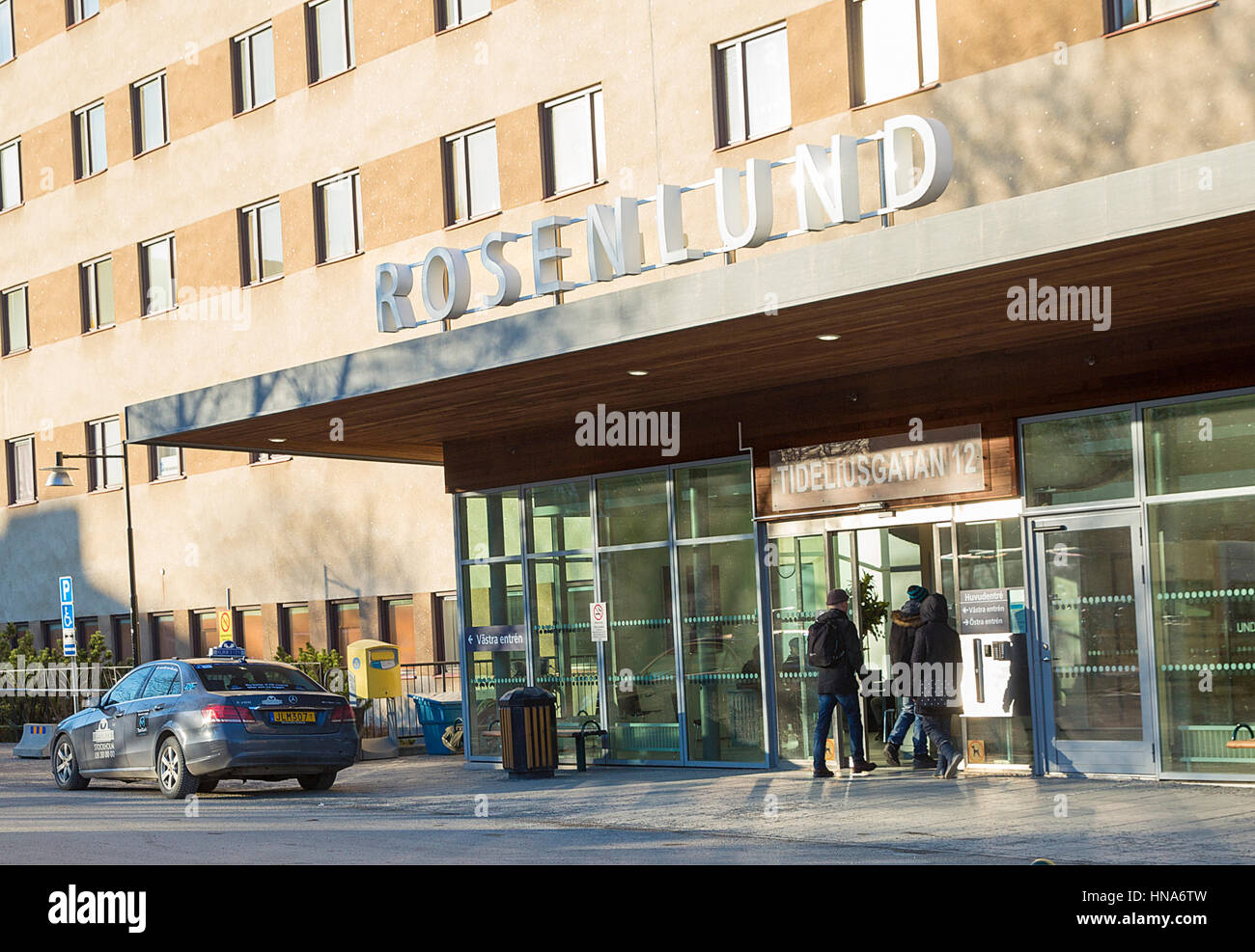 Rosenlund, Gesundheitspraxis in Stockholm. Stockfoto