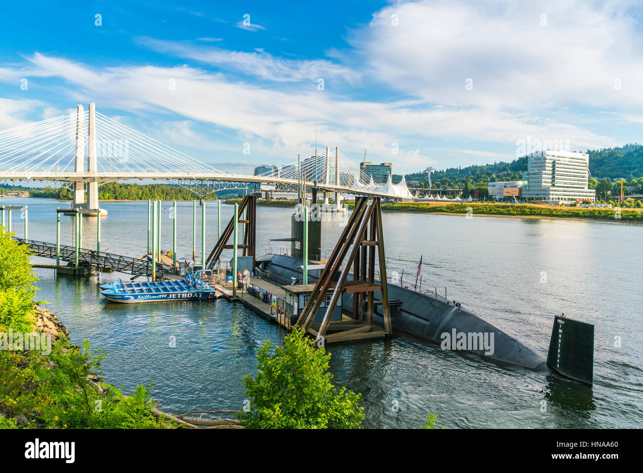 Portland,Oregon,USA.-2016/07/16: OMSI, Museum für Wissenschaft und Industrie. Stockfoto