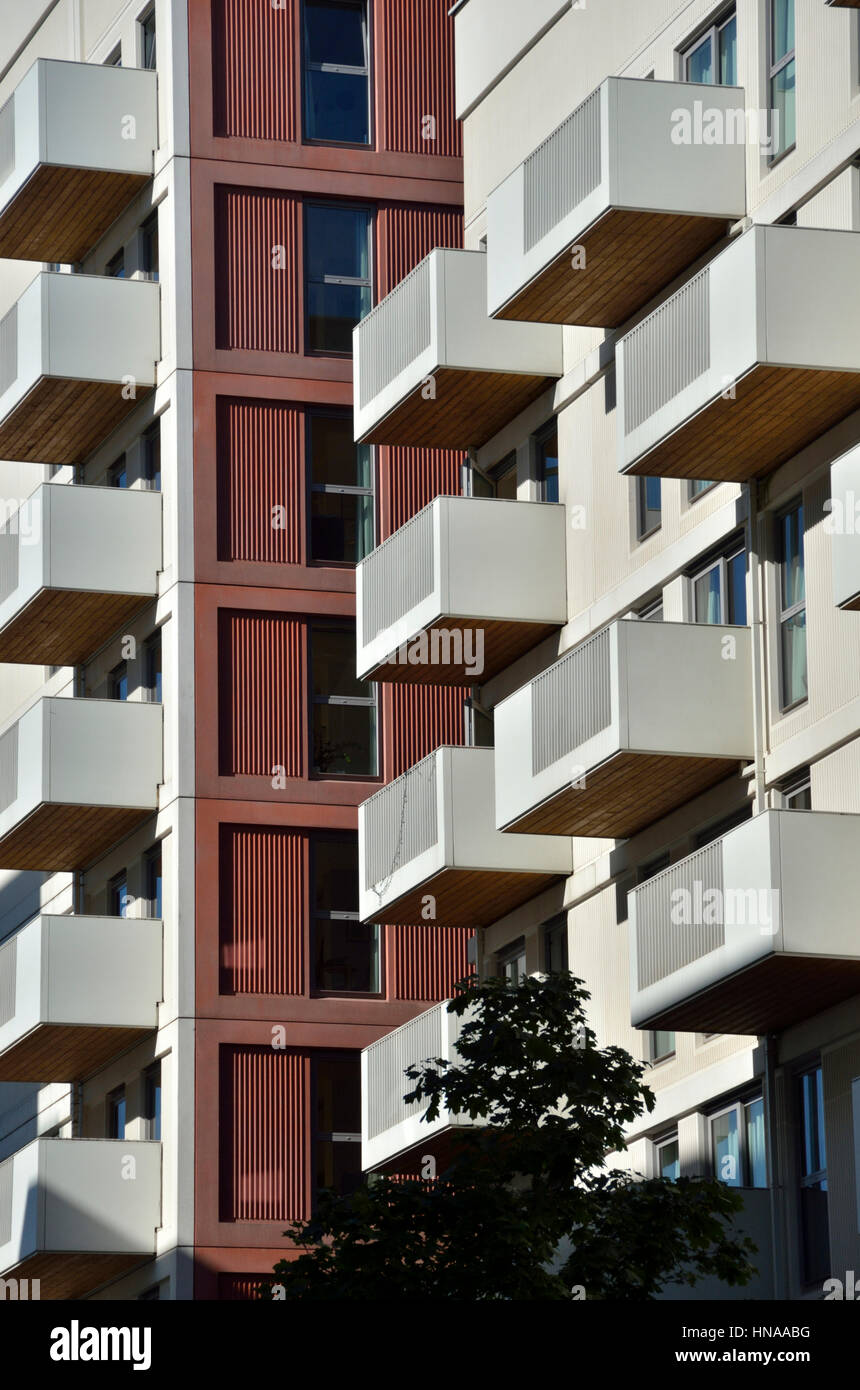 East Village E20 Wohnungen, Stratford, London, UK. Stockfoto