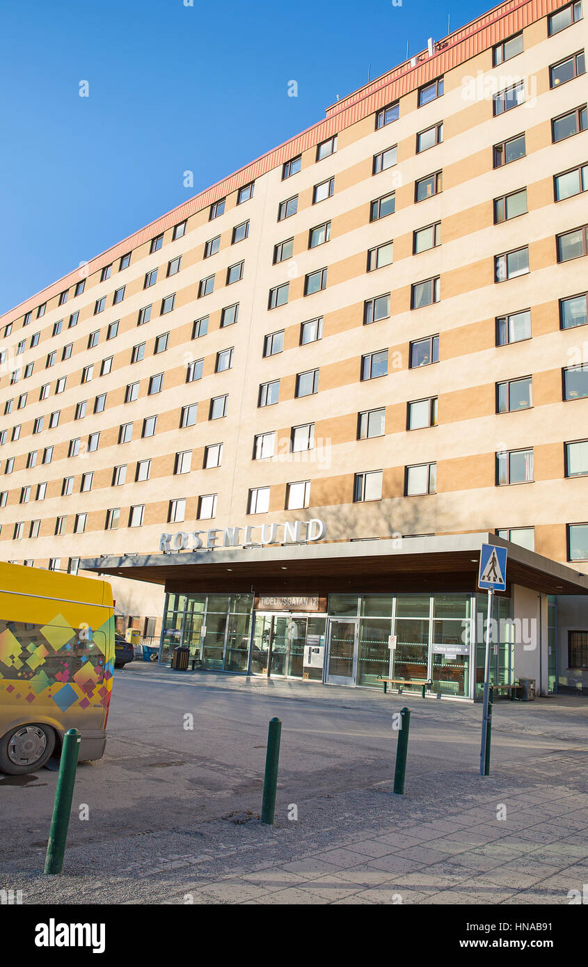 Rosenlund, Gesundheitspraxis in Stockholm. Stockfoto