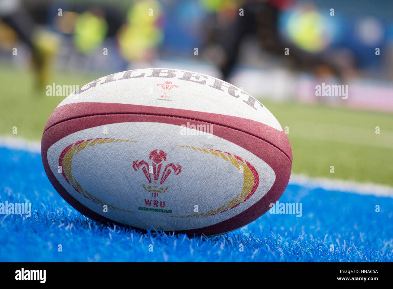 Cardiff, Wales. 10. Februar 2017. Wale ist Frauen Rugby-Team Praxis auf Cardiff blauen Feld in Cardiff. © AimeeHerd Freelance Stockfoto