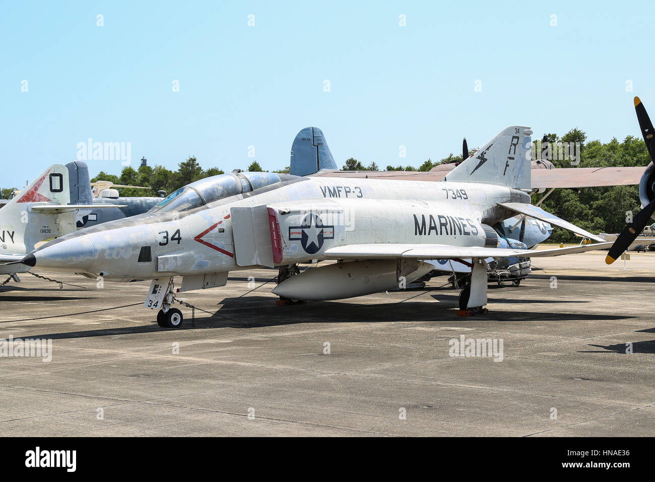 McDonnell Douglas f-4 Phantom II - Marinekorps RF-4 b Stockfoto