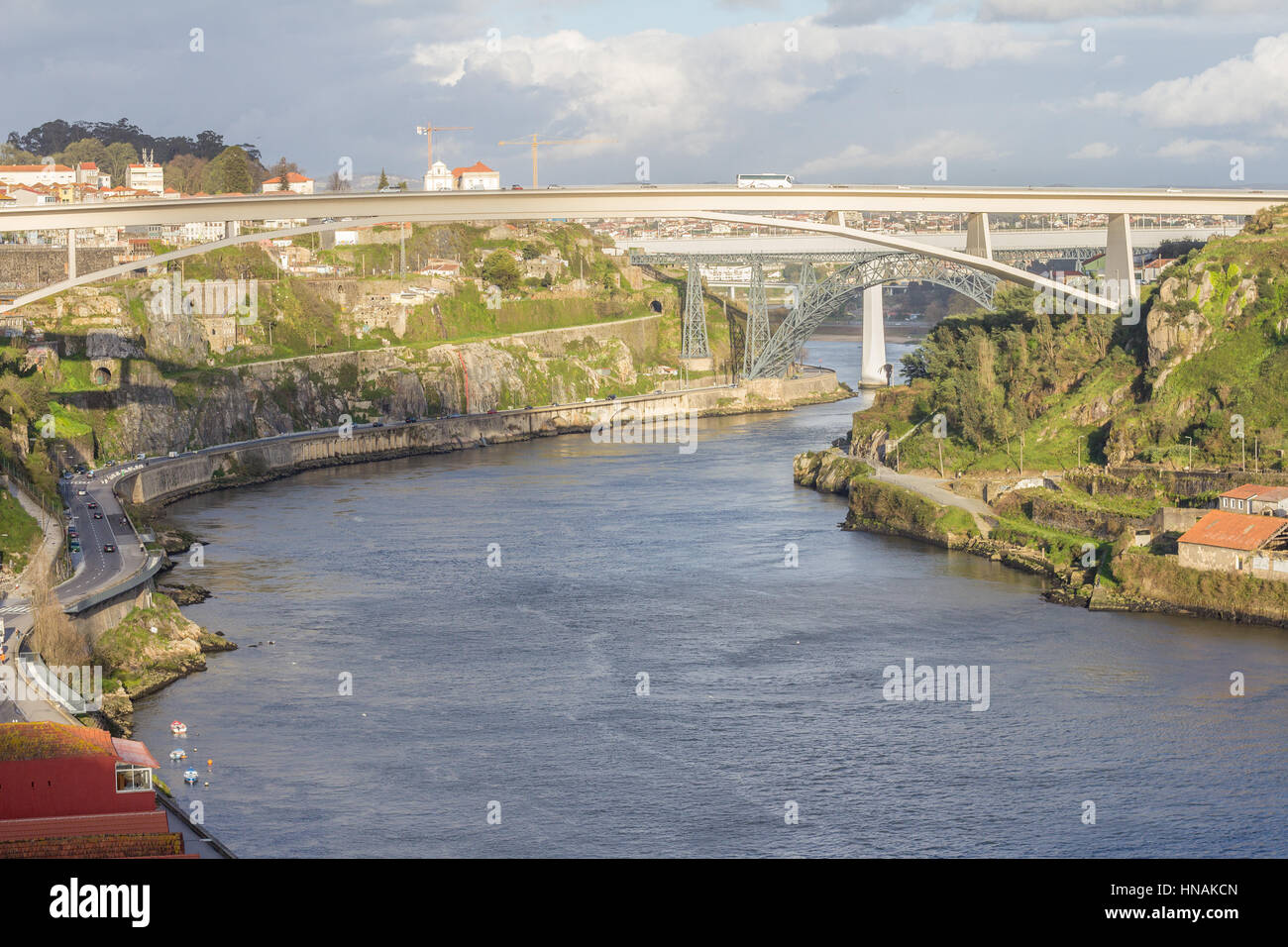 Douro Flusslandschaft Stockfoto