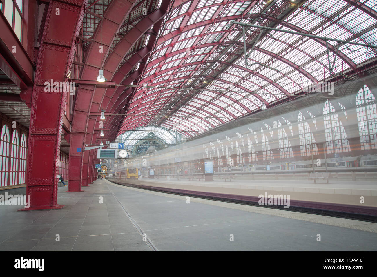 Antwerpen Hauptbahnhof Stockfoto