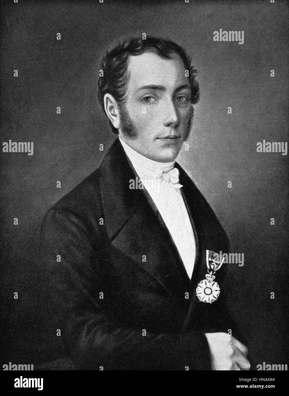 JOSEPH VON FRAUNHOFER, DEUTSCHER OPTIKER (1810) Stockfoto