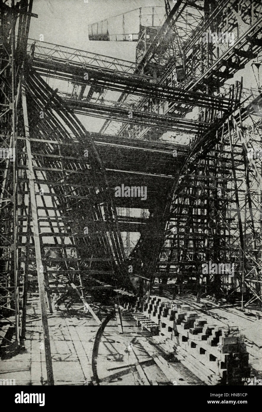 Die Wiege, in der die Titanic gebaut wurde Stockfoto