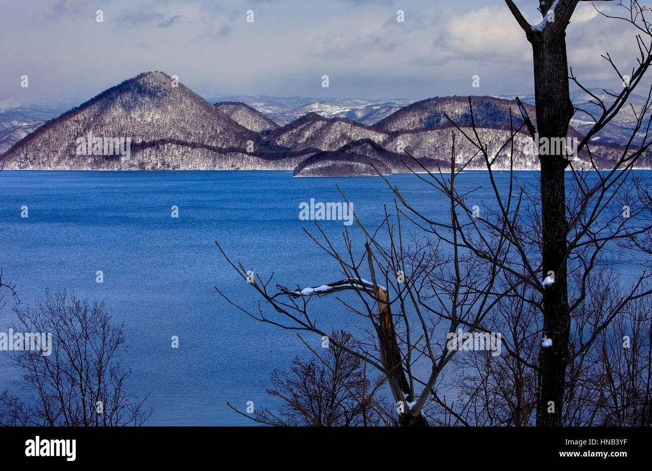 Lake Toya, Shikotsu-Toya-Nationalpark, Hokkaido, Japan Stockfoto