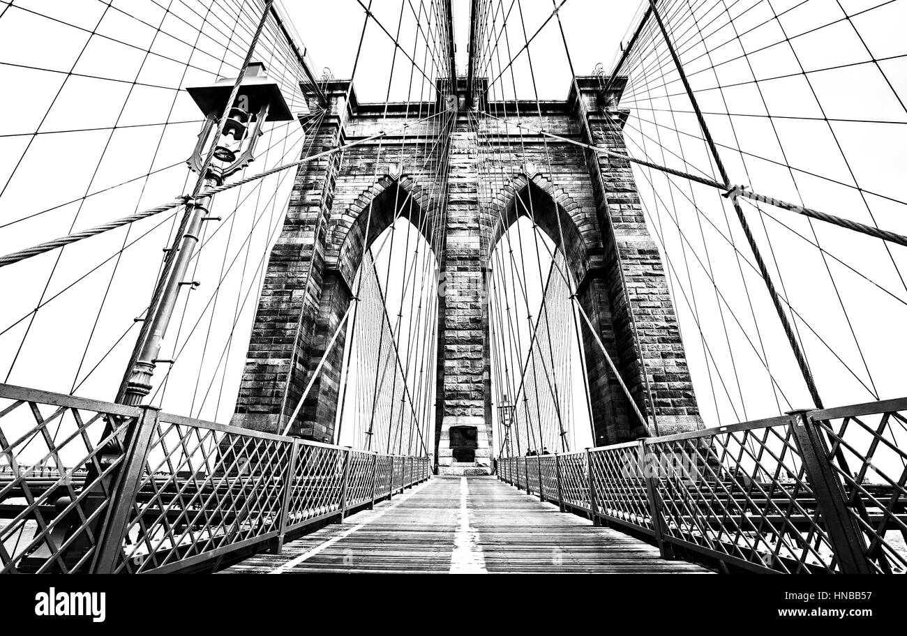 Brooklyn Bridge, New York City Stockfoto