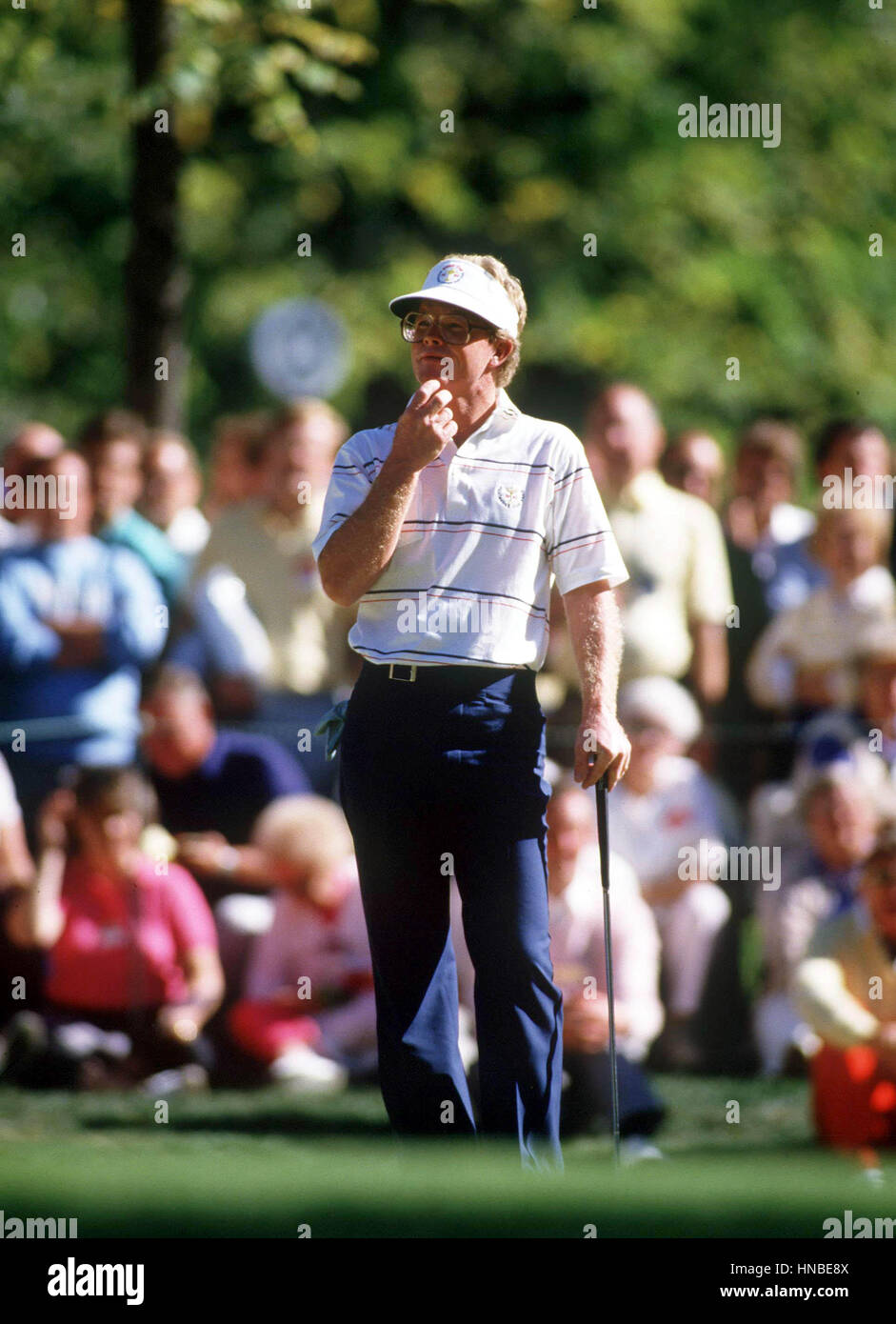 TOM KITE RYDER CUP MUIRFIELD Dorf 27. September 1987 Stockfoto