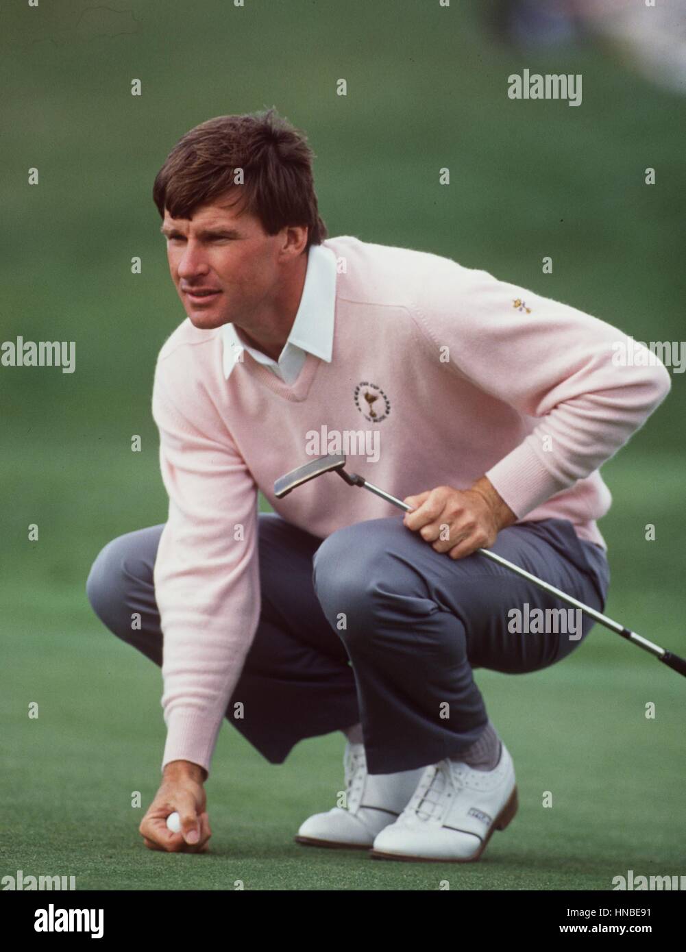 NICK FALDO RYDER CUP der BELFRIED 24. September 1989 Stockfoto