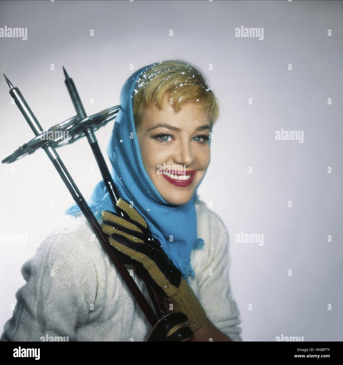 HILDEGARD KNEF 1. Januar 1960 Stockfoto