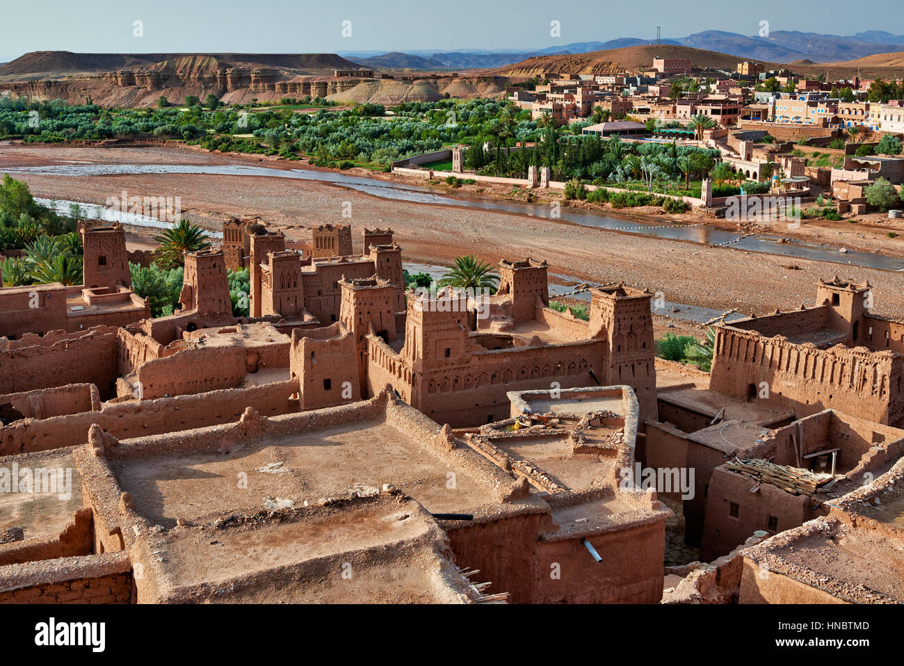 Ksar Aït Benhaddou, oft verwendet als Film set Marokko, Nord AfricaAfrica Stockfoto