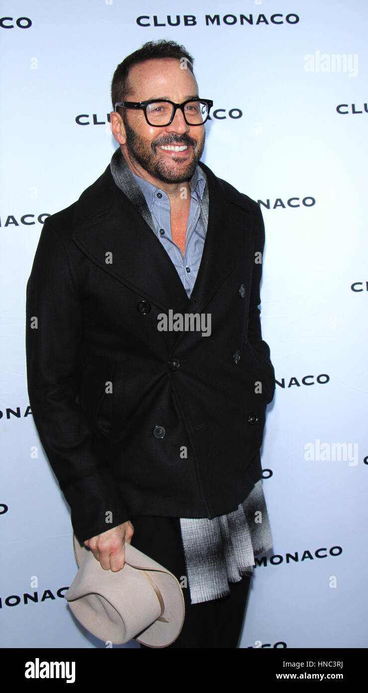 New York, USA. 10. Februar 2017.Jeremy Piven besuchen Club Monaco Fashion Woche Frühjahrskollektion im Club Monaco Flagship Store auf der 160 5th Avenue in New York. 10. Februar 2017. Stockfoto