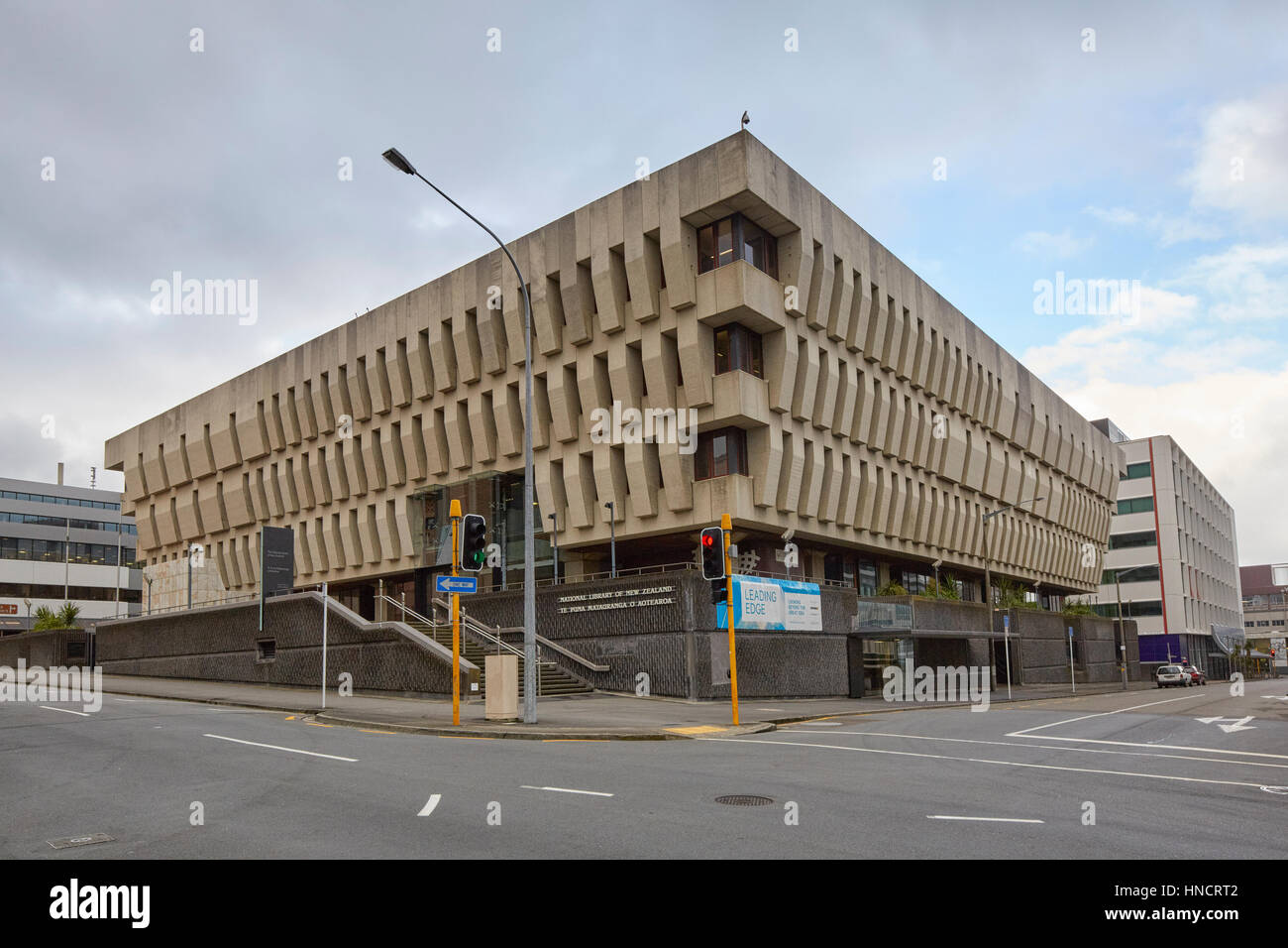 Nationalbibliothek von Neuseeland, Wellington, Neuseeland Stockfoto