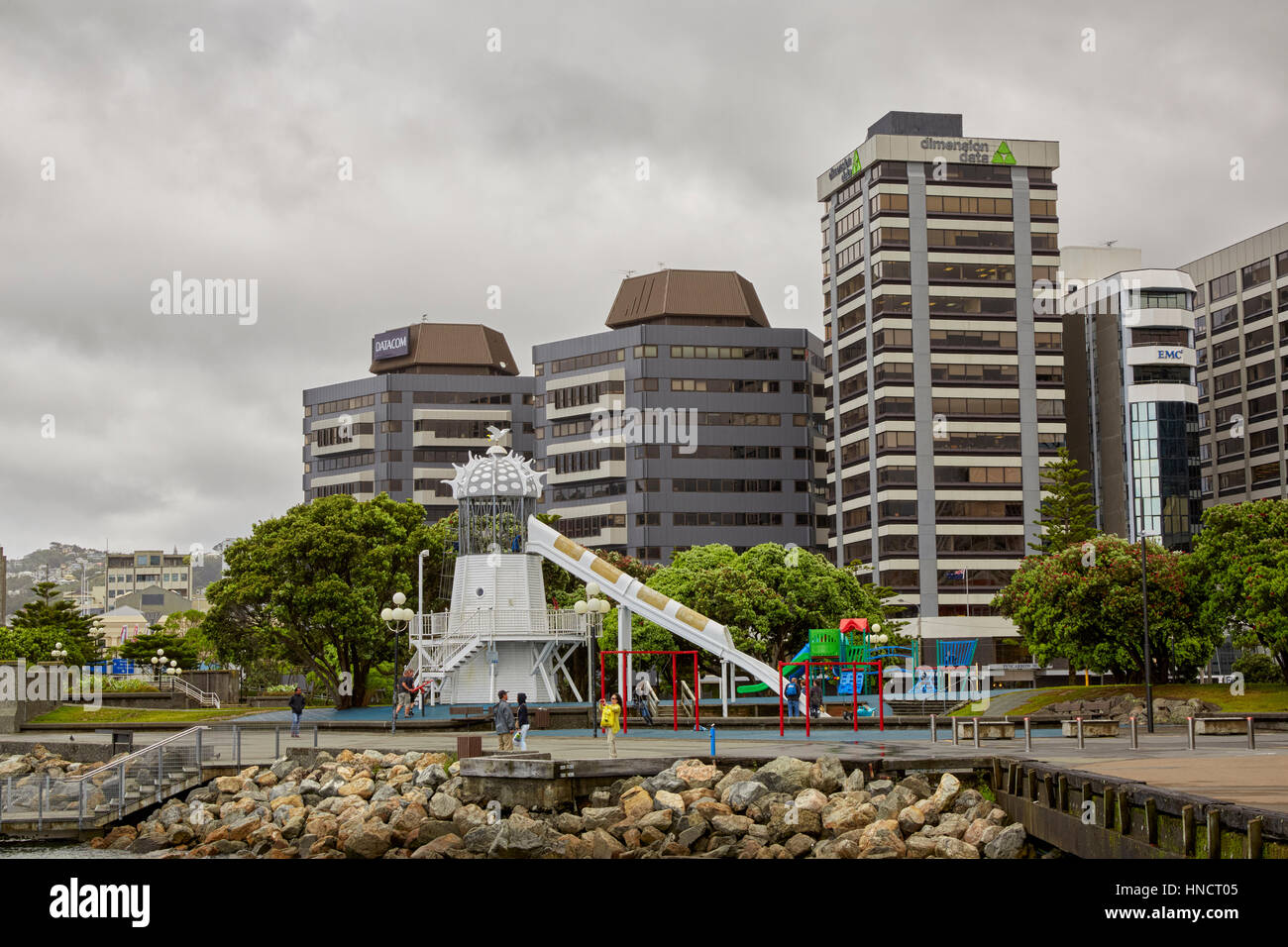 Frank Kitts Park, Wellington, Neuseeland Stockfoto