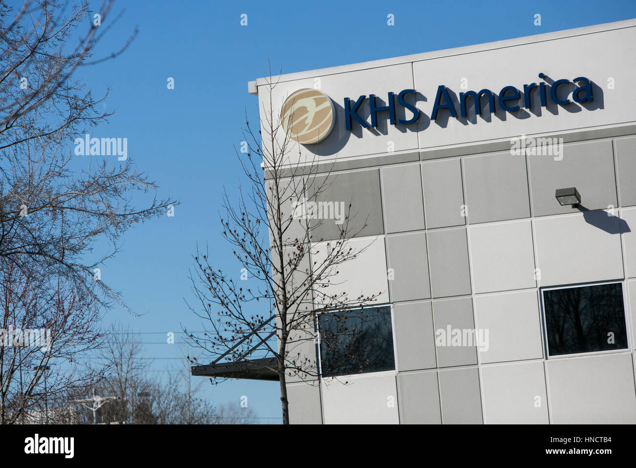 Ein Logo Zeichen außerhalb einer Einrichtung von KHS Amerika in Mount Juliet, Tennessee am 4. Februar 2017 besetzt. Stockfoto