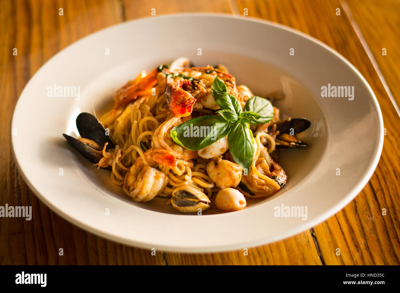 Meeresfrüchte spaghetti -Fotos und -Bildmaterial in hoher Auflösung – Alamy