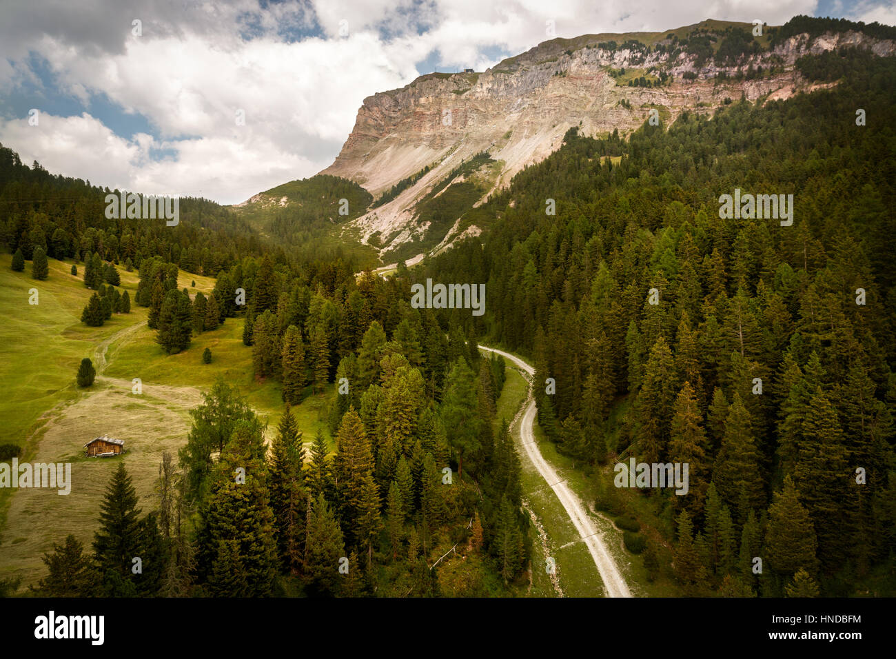 Seceda Berg, Südtirol, Italien Stockfoto