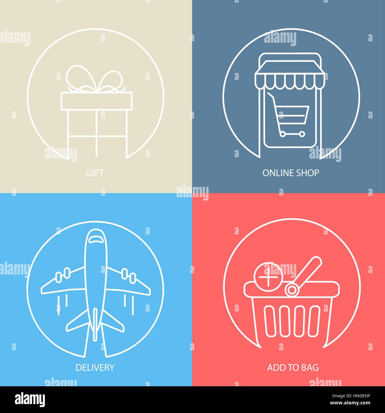 Übersicht e-Commerce Web Icon-Set - Tasche, Geschenk, Lieferung ... Übersicht e-Commerce Web Icon-Set - Tasche, Geschenk, Lieferung ...
