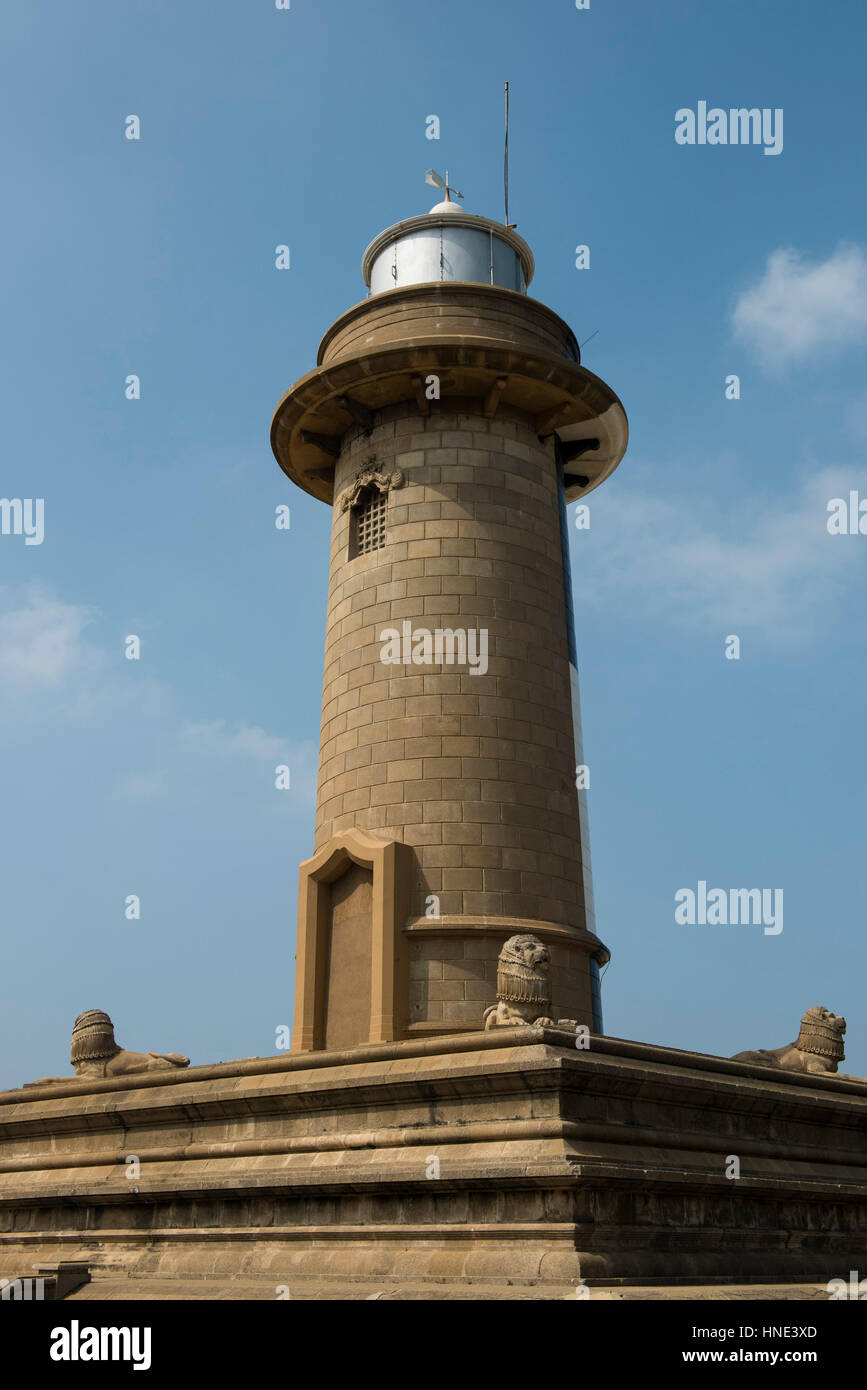 Leuchtturm, erbaut im Jahre 1952, Colombo Fort, Colombo, Sri Lanka Stockfoto