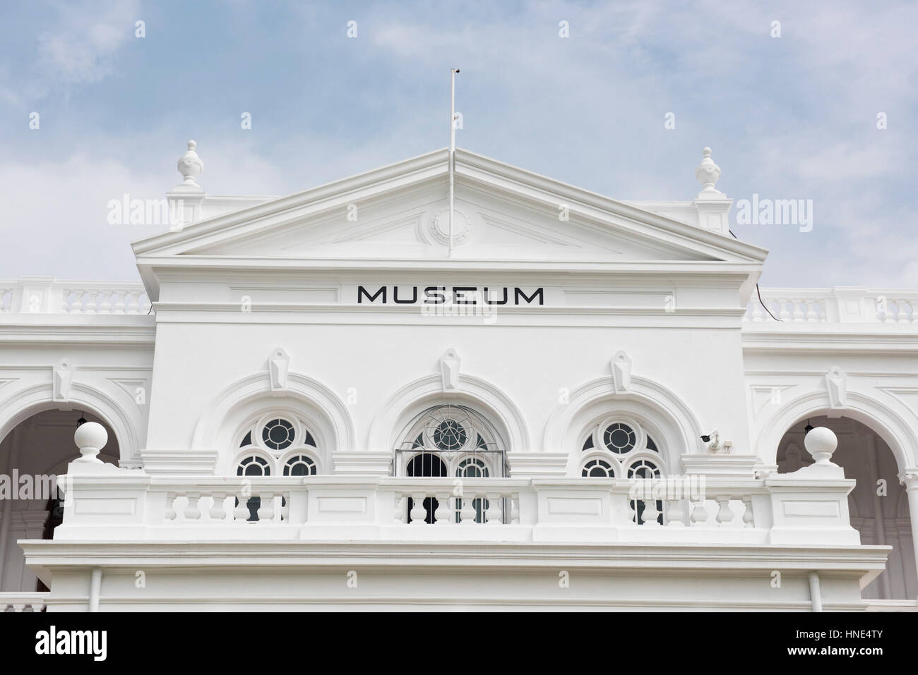 Das Nationalmuseum befindet sich in einem klassizistischen Gebäude aus dem Jahr 1877, Colombo, Sri Lanka Stockfoto