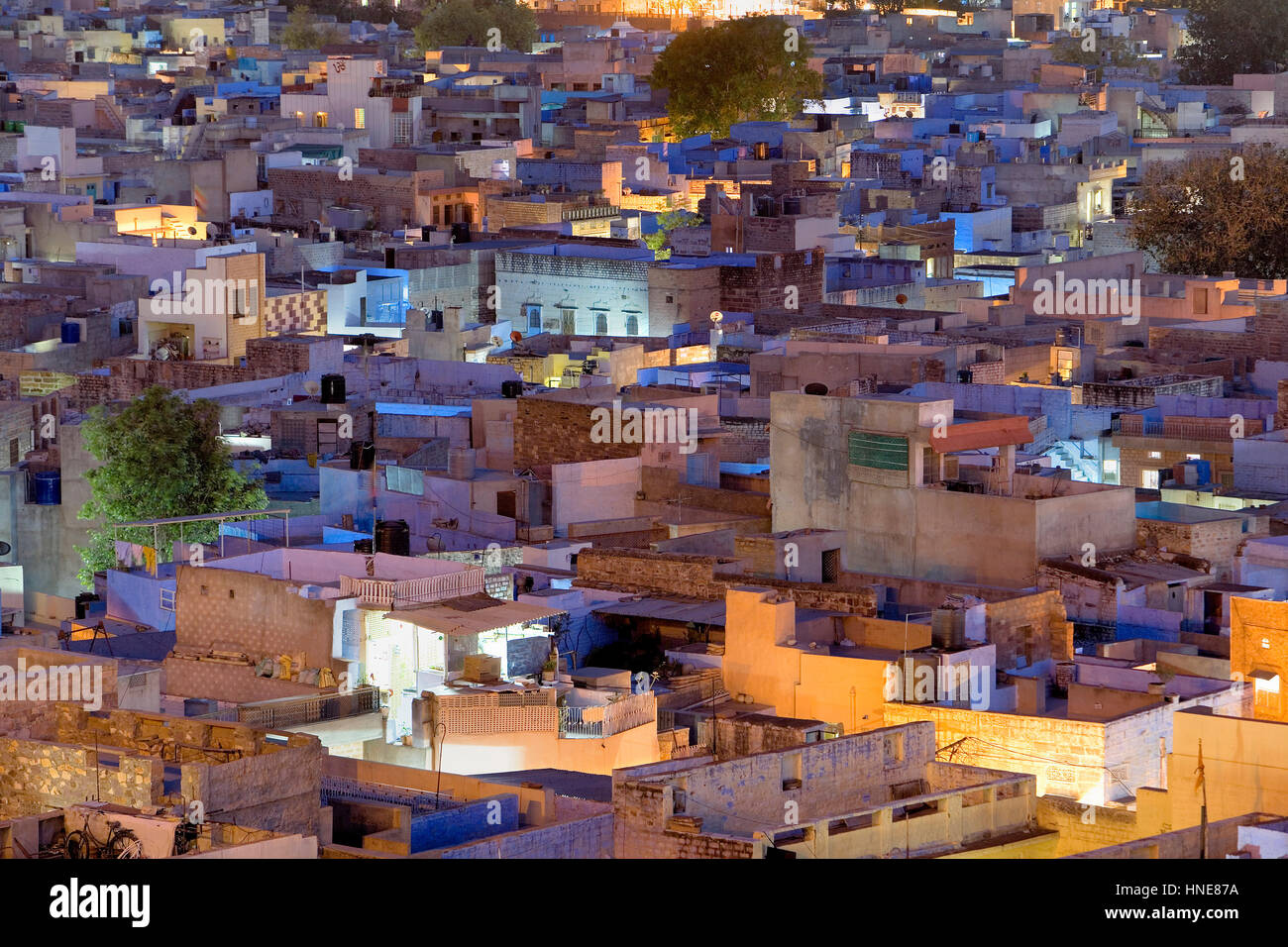 Stadtbild, Jodhpur, Rajasthan, Indien Stockfoto