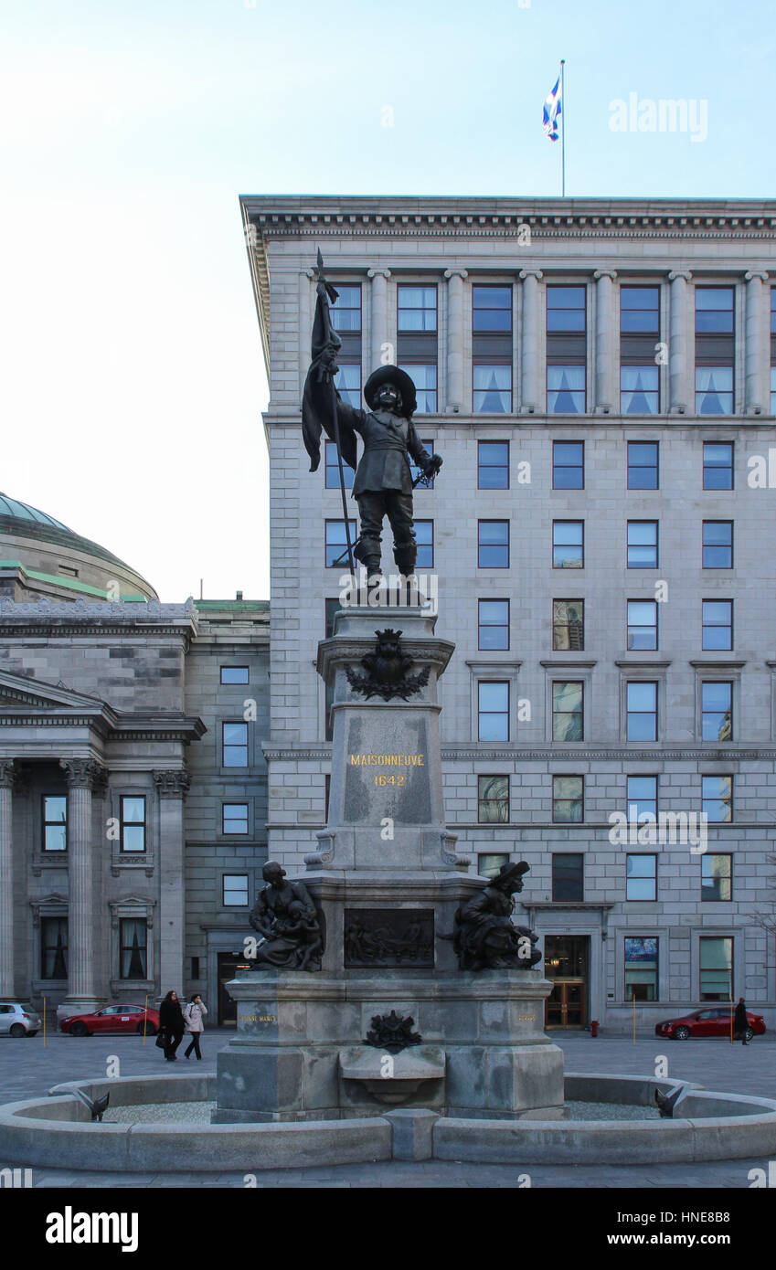 Statue von maisonneuve Fotos und Bildmaterial in hoher Auflösung Alamy