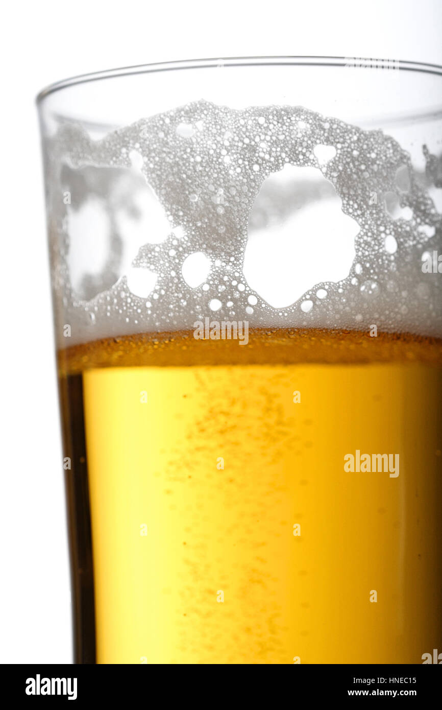 Glas Bier - Studio sho Stockfoto