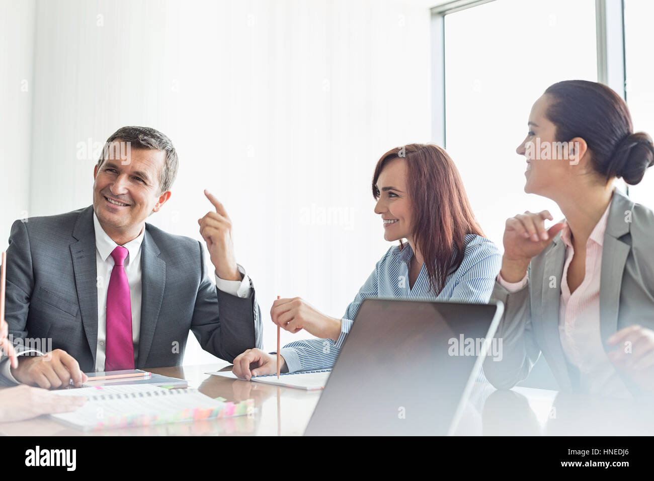 Business-Meeting im Sitzungssaal Stockfoto