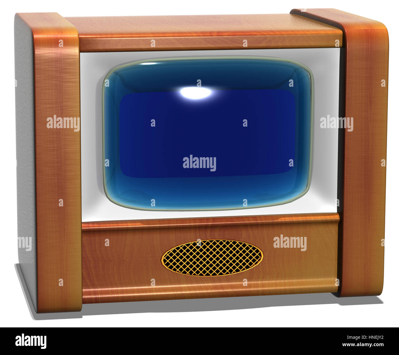 Die alten TV Stockfoto