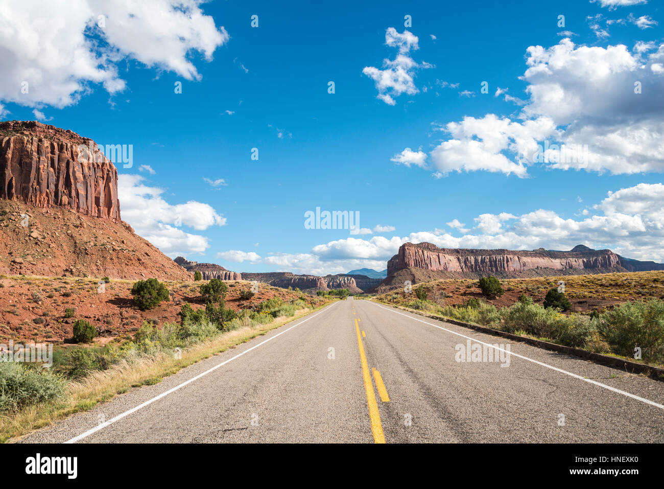Autobahn, Capitol Reef National Park, Utah, USA Stockfoto