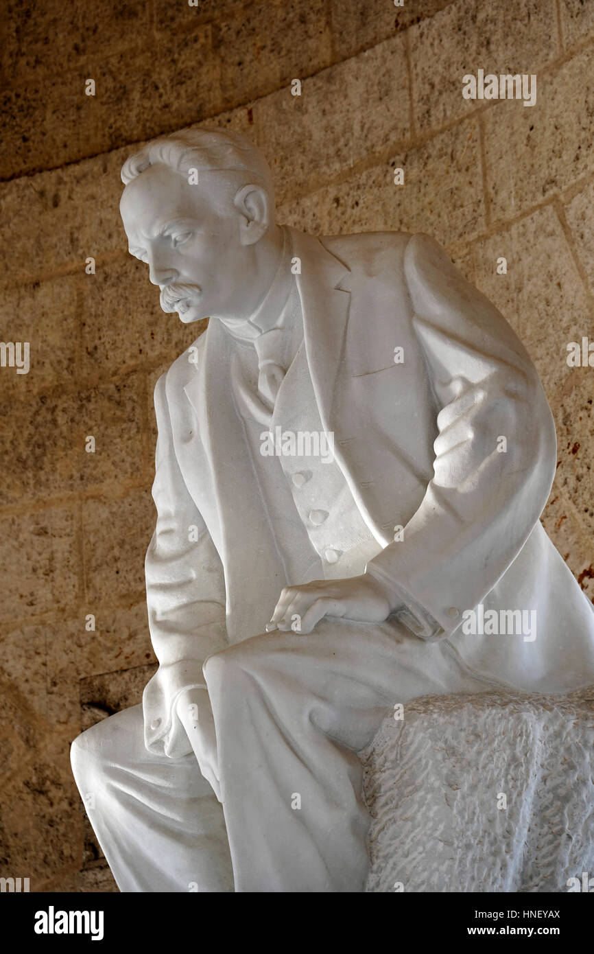 Denkmal von Jose Marti, Mausoleum, Cementerio Santa Ifigenia, Santiago De Cuba, Kuba Stockfoto