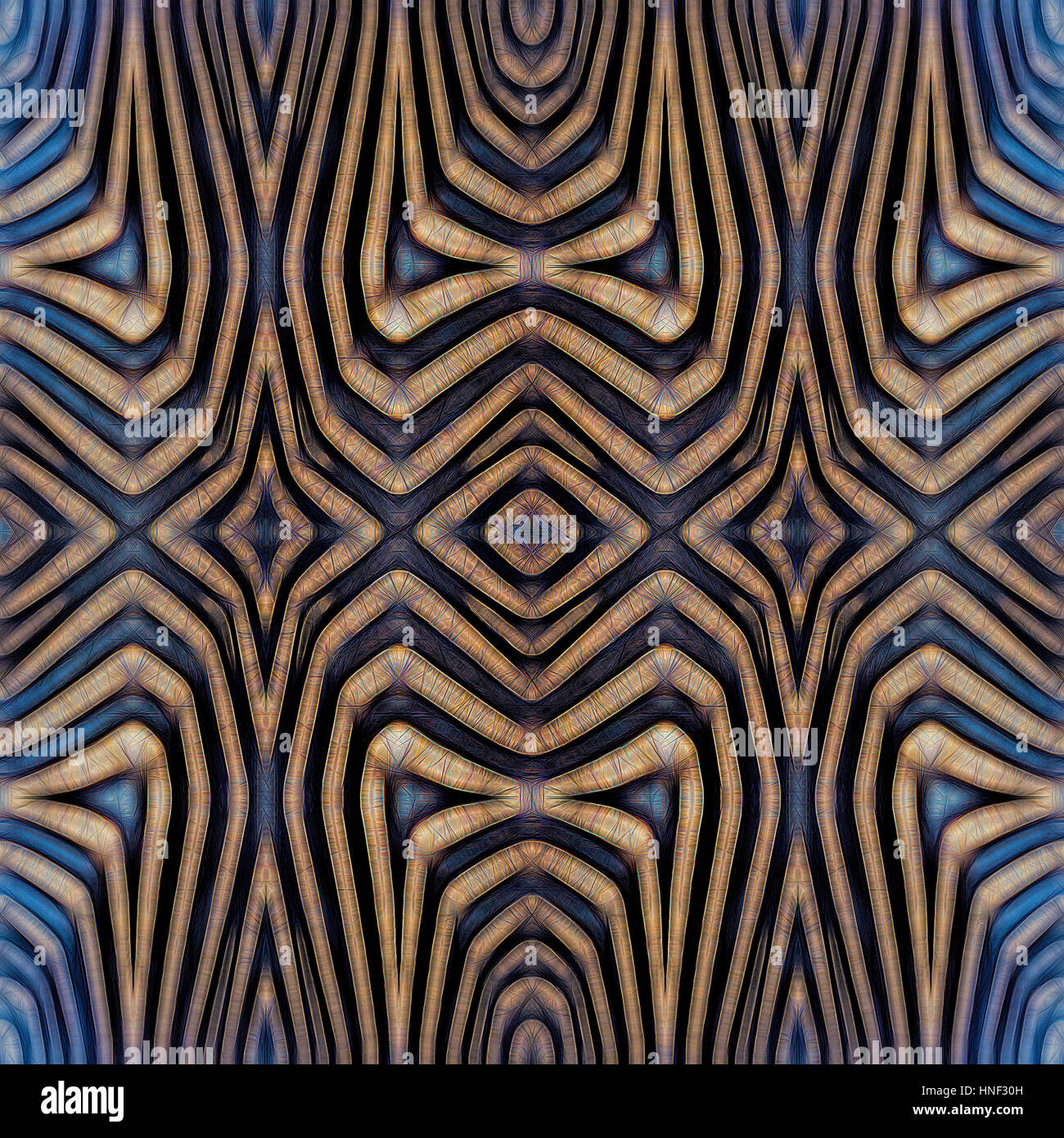 Nahtlose abstrakten Hintergrund oder Muster basierend auf Zebrastreifen. Schöne natürliche Muster. Stockfoto