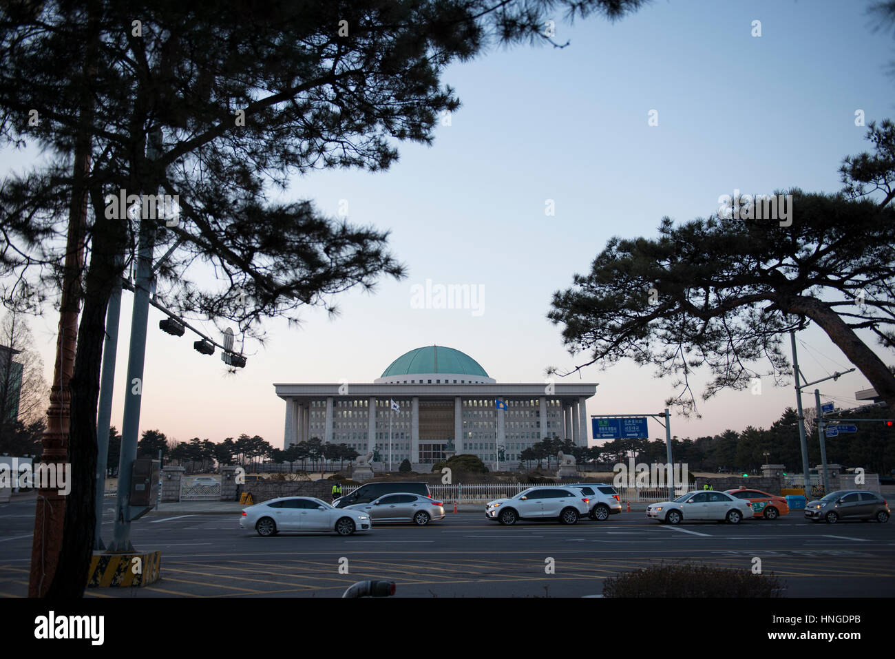 Südkorea (Republik Korea) National Assembly Hall (Südkorea des Parlaments) Stockfoto