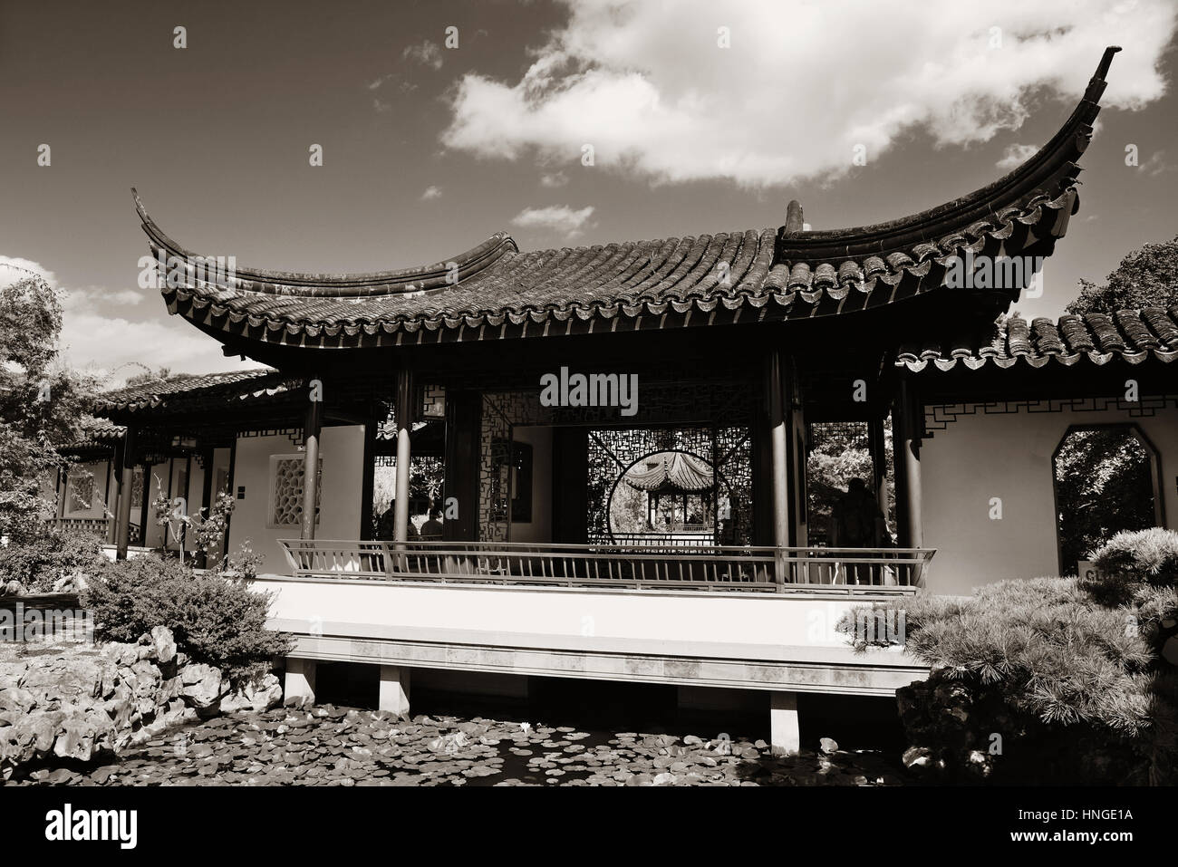 Sun Yat-Sen Garden in Vancouver, Kanada Stockfoto