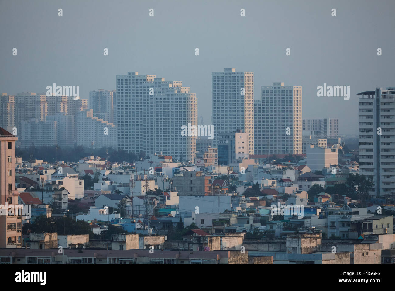 High-Rise Wohnungen, Ho-Chi-Minh-Stadt (Saigon), Vietnam Stockfoto