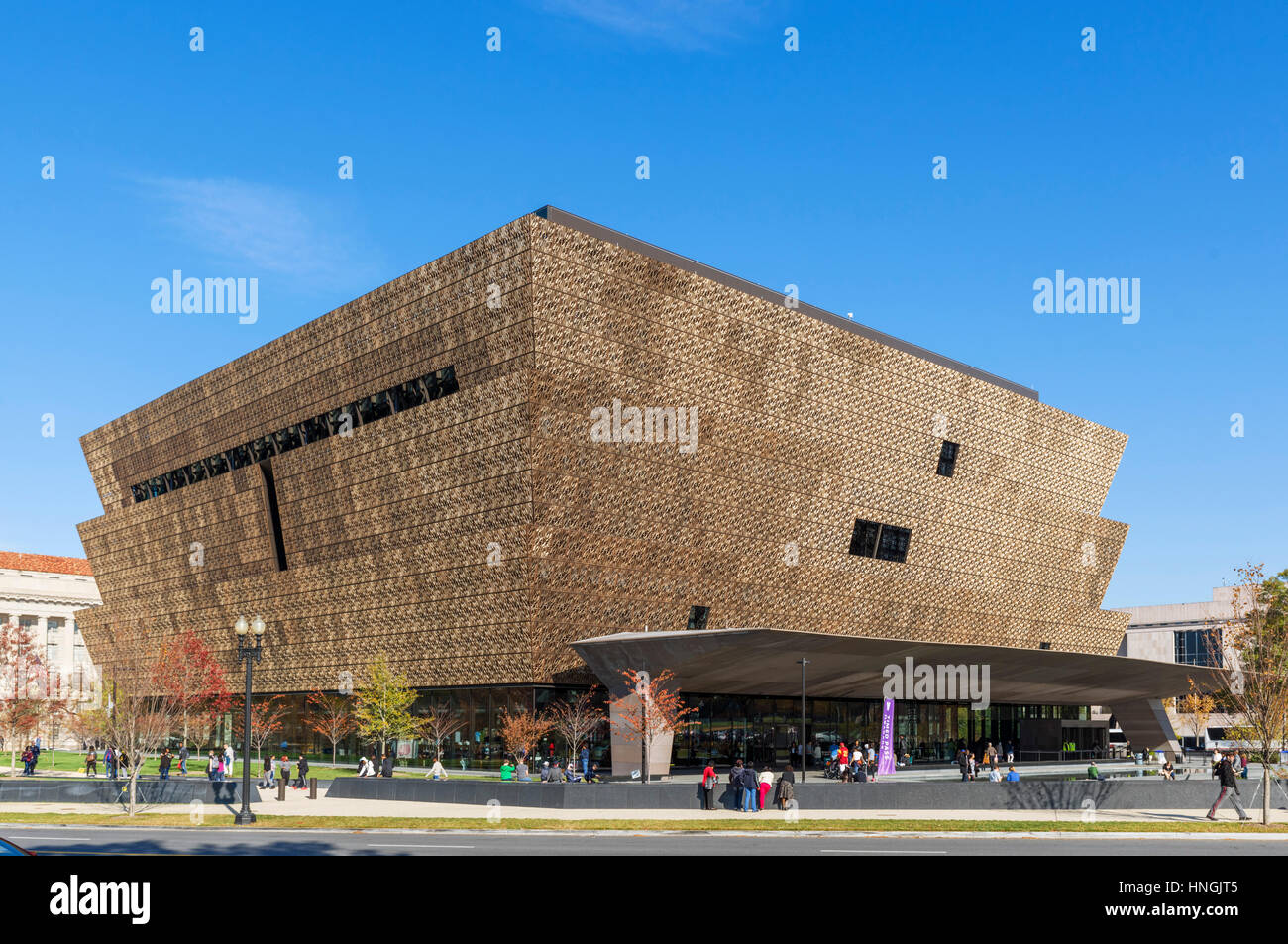 National Museum of African American History und Kultur, National Mall, Washington DC, USA Stockfoto