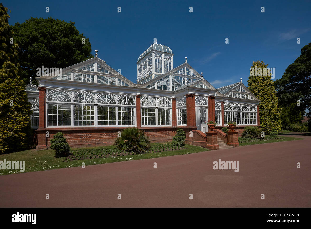 Wintergarten-Westpark Wolverhampton West Midlands England UK Stockfoto