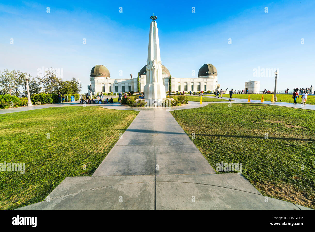 Griffith Observatory Park, Los Angeles, Kalifornien, Usa.  -redaktionelle, 22.07.16. Stockfoto