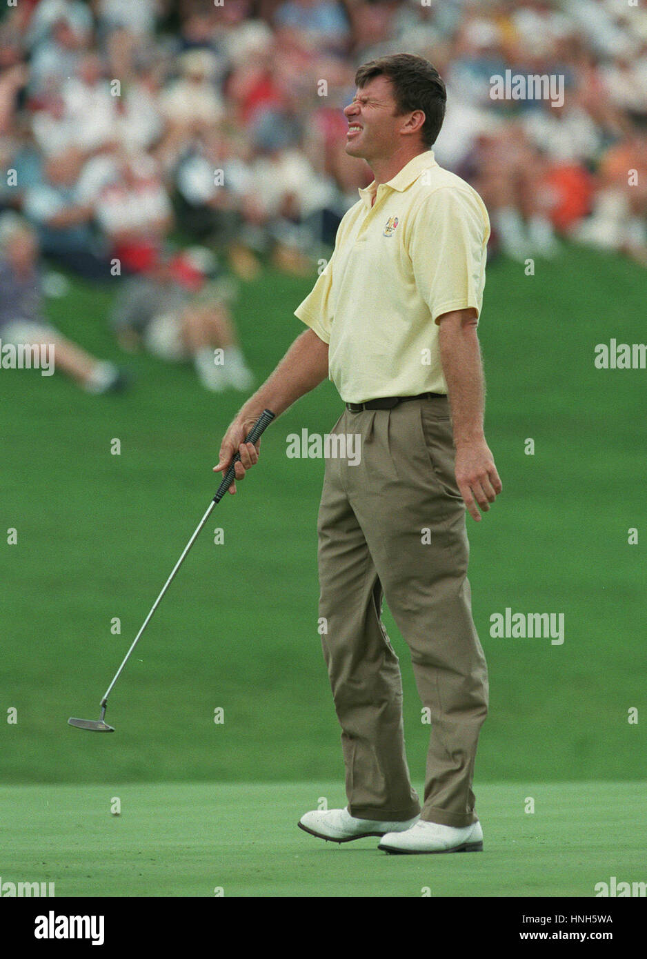 NICK FALDO RYDER CUP VALDERRAMA Spanien 28. September 1997 Stockfoto