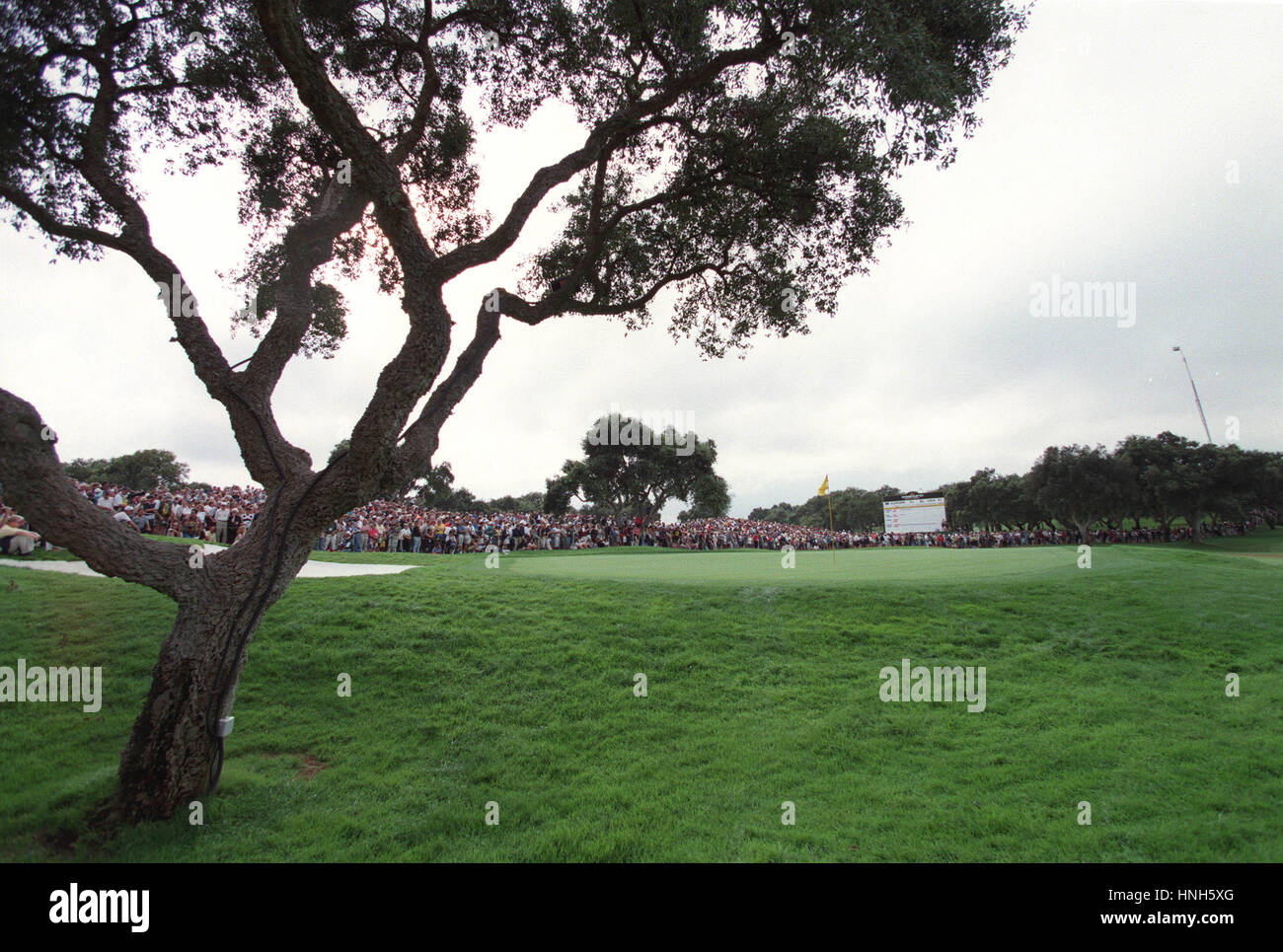 18. Grün VALDERRAMA RYDER CUP VALDERRAMA Spanien 28. September 1997 Stockfoto