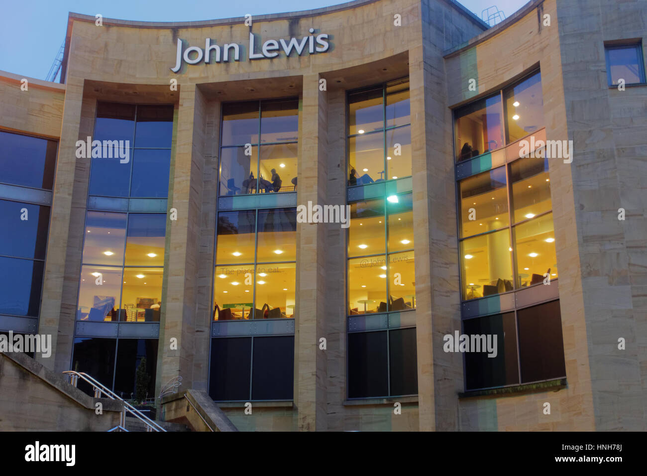 John Lewis Buchanan Galleries Shopping Center Einkaufszentrum Glasgow Stockfoto