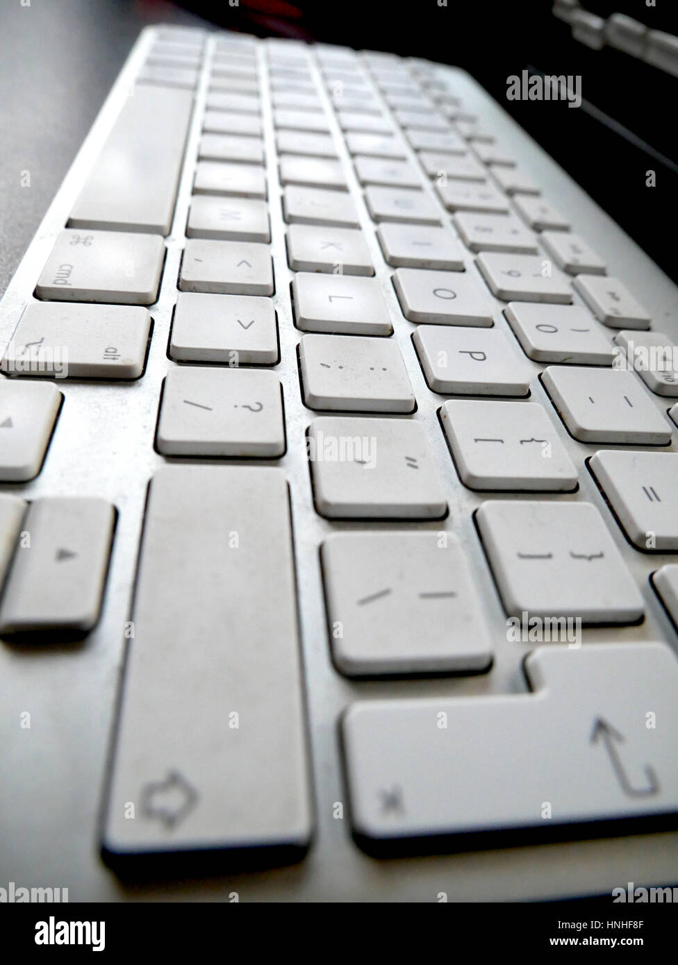 Eine Tastatur von einem Apple Mac Computer Stockfoto