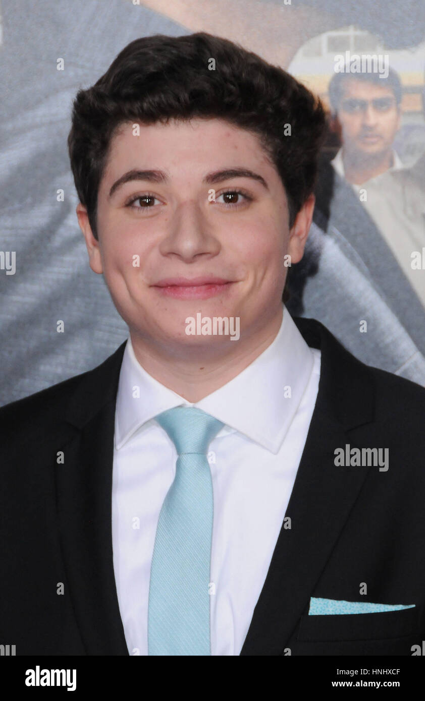 Westwood, Kalifornien, USA. 13. Februar 2017.  Austin Zajur. '' Faust Kampf '' Los Angeles Premiere im Regency Village Theatre statt. Bildnachweis: Birdie Thompson/AdMedia/ZUMA Draht/Alamy Live-Nachrichten Stockfoto