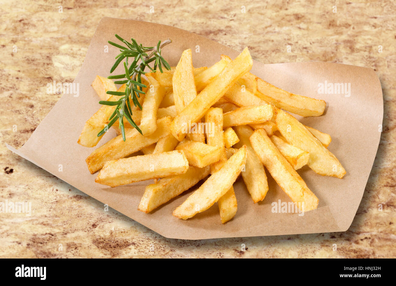 Pommes frites Stockfoto