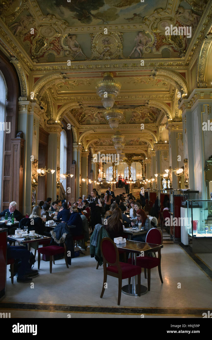 New York Cafe, Budapest, Ungarn Stockfoto