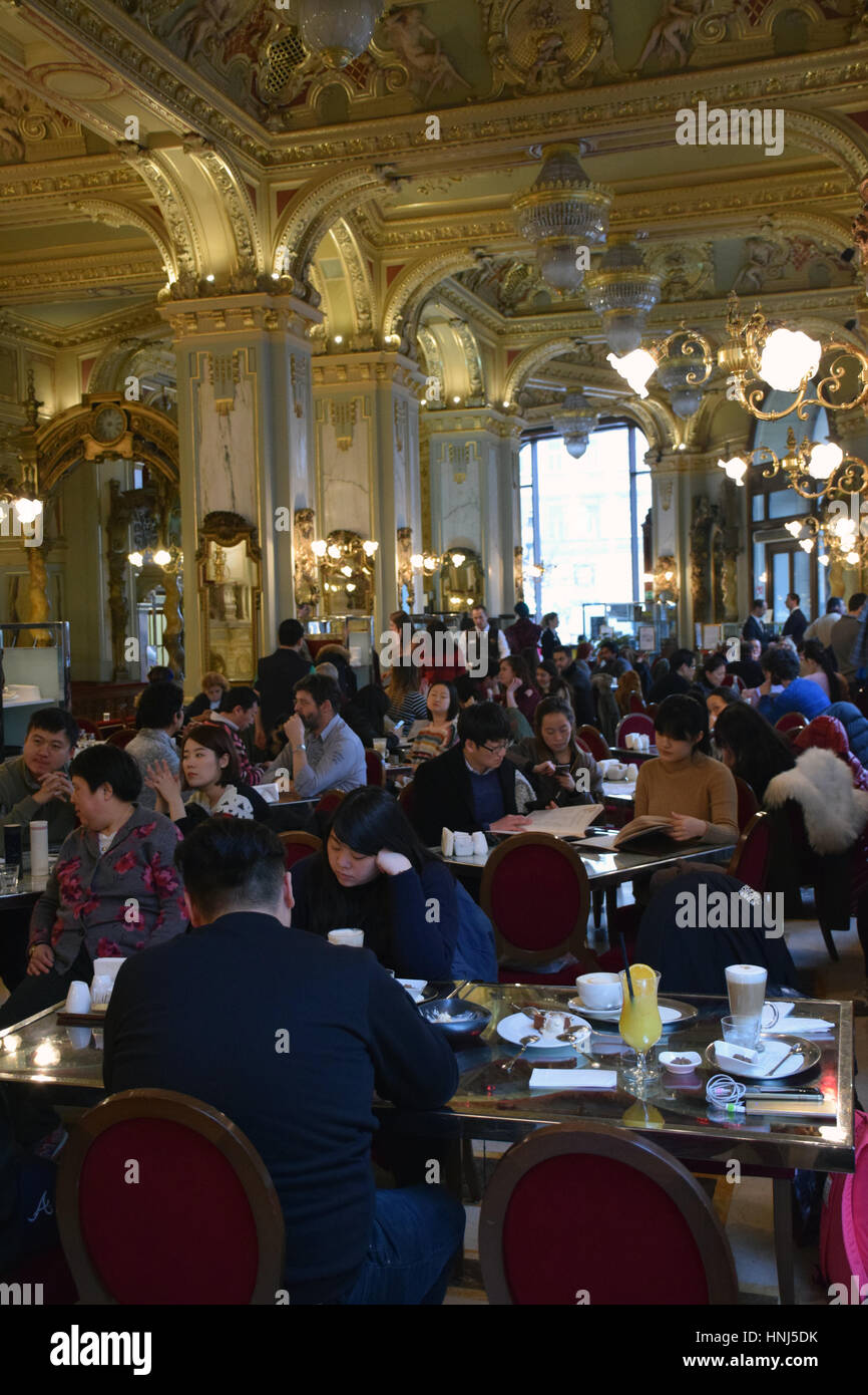 New York Cafe, Budapest, Ungarn Stockfoto