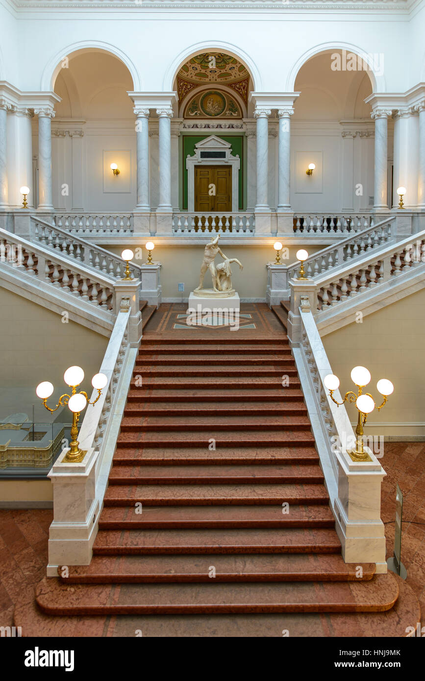 LEIPZIG, Deutschland – 17. März 2015: Universitätsbibliothek 'Bibliotheca Albertina' Leipzig Stockfoto